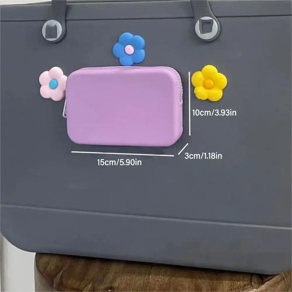 Новая сумка для монет EVA однотонная вместительная пляжная с подвеской