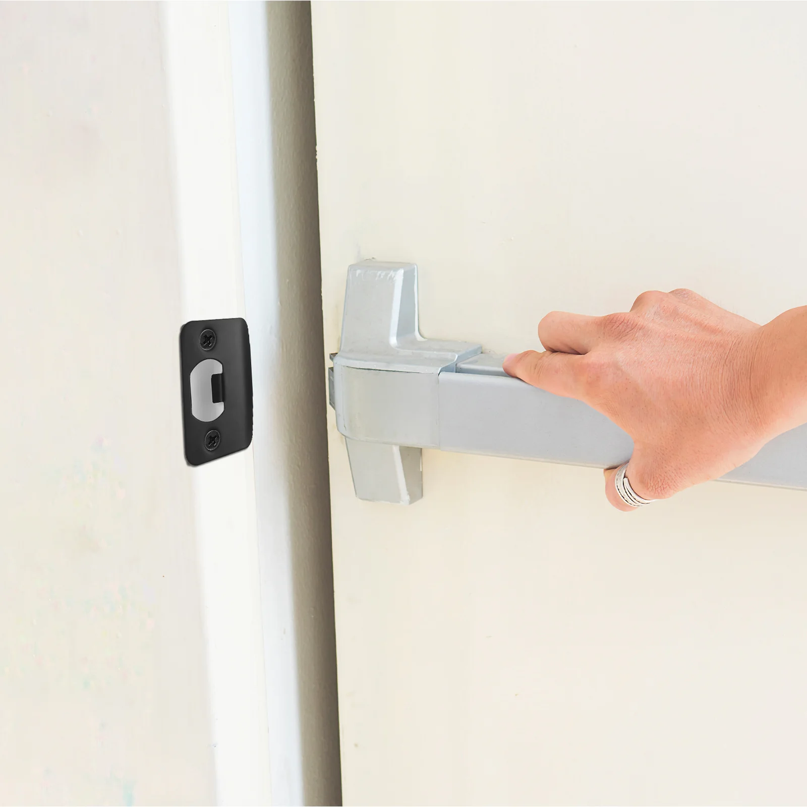 4 шт. направляющая для дверного замка с ручкой карманный засов плоская пластина