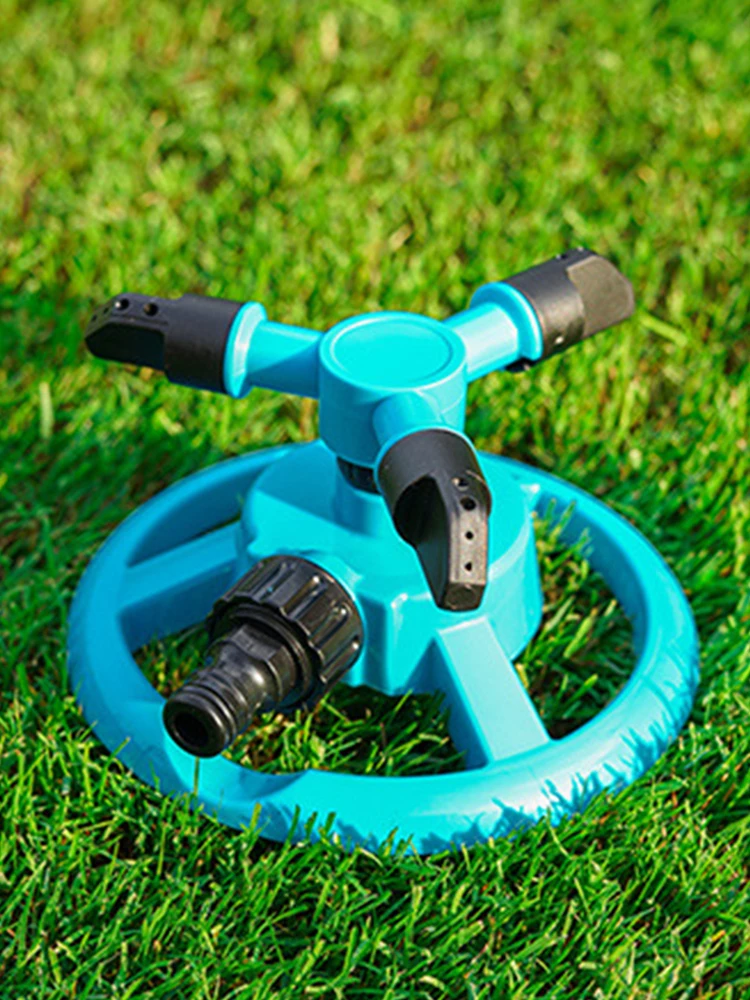 

360 Degree Rotation Large Coverage Practical Yard Lawn Sprinkler Head Automatic Quick Watering Device