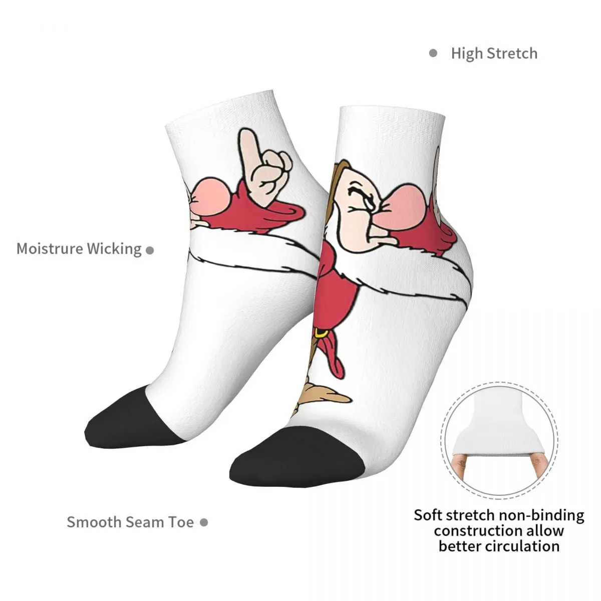 Носки Grumpy Dwarf (17) впитывающие пот чулки в стиле Харадзюку всесезонные носки