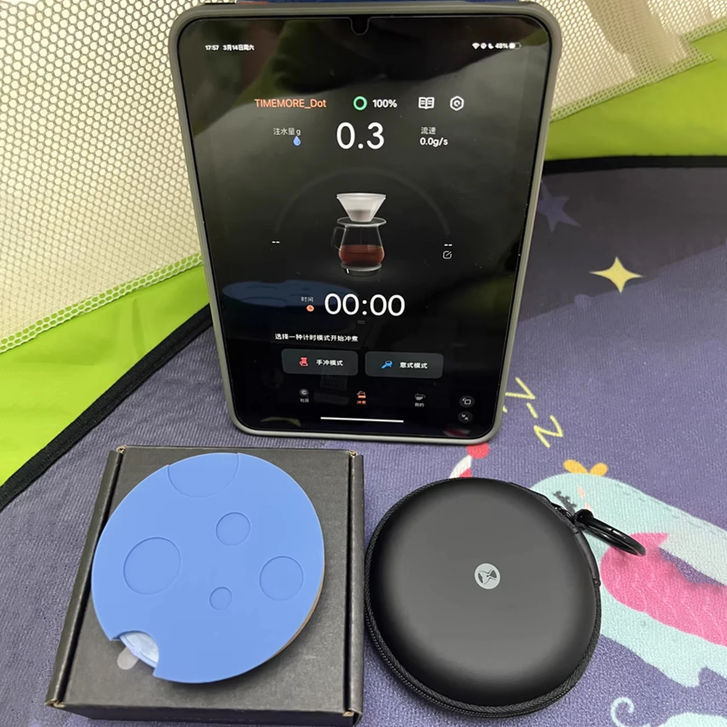 Фото Электронные весы для кофе TIMEMORE Black Mirror Dot: тонкие, легкие, с интеллектуальным подключением к приложению по Bluetooth №5