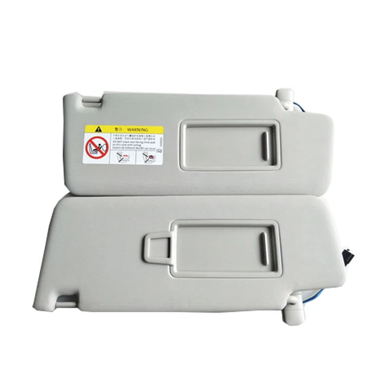 Автомобильный солнцезащитный козырек от солнца зеркало для макияжа серого цвета