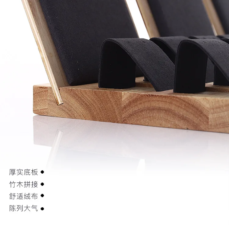 Bamboo Fungus Ring Frame Jewelry Storage Tray Ring Necklace Pendant Display Jewelry Set Display Jewelry Display Frame