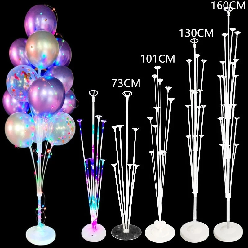 

1/2Set Balloon Stand Balloon Holder Column Clip Adult Kids Wedding Birthday Party Decoration Baby Shower Eid Ballons Accessories