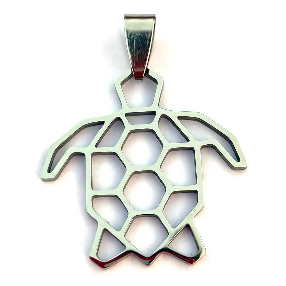 

Stainless Steel Turtle Pendant Charm for Necklace
