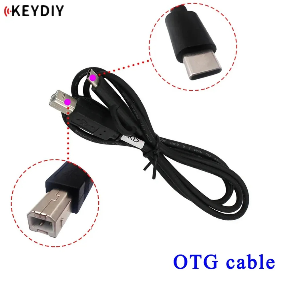 

KEYDIY KD 6-контактный/OTG-кабель для программатора ключей KD900, кабель для разблокировки генераторных инструментов KD-MAX KD-X2