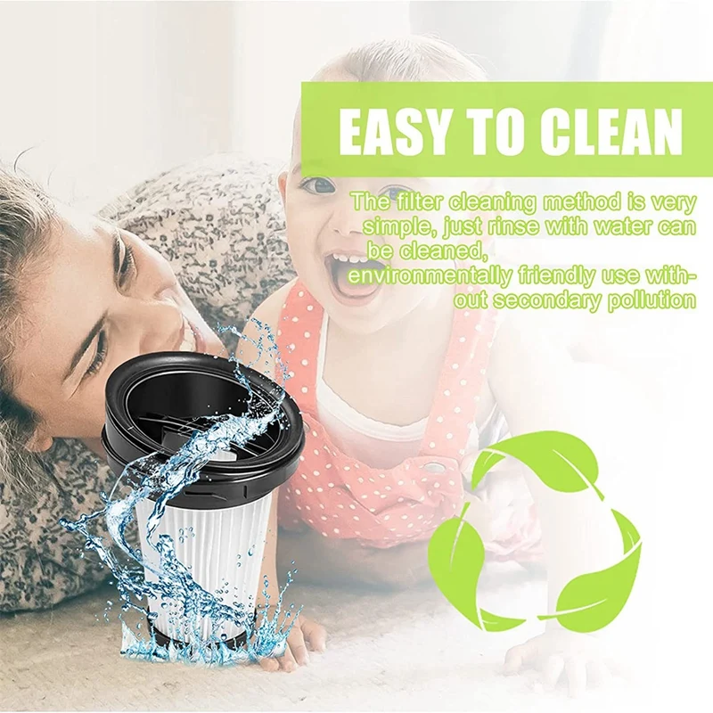 8 фильтров для ручного пылесоса Grundig Vch 9629 9630 9631 фильтр с чистящей щеткой