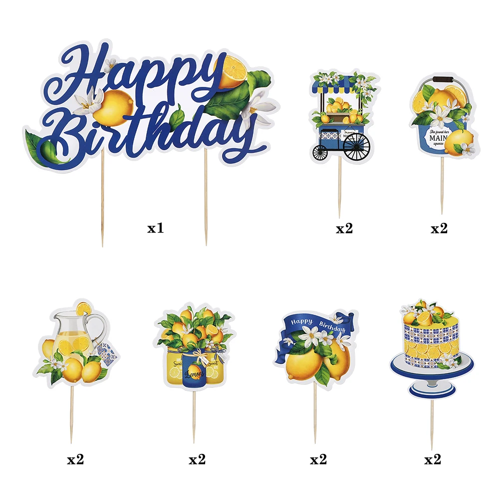 

Лимонный баннер BALONAR для дня рождения