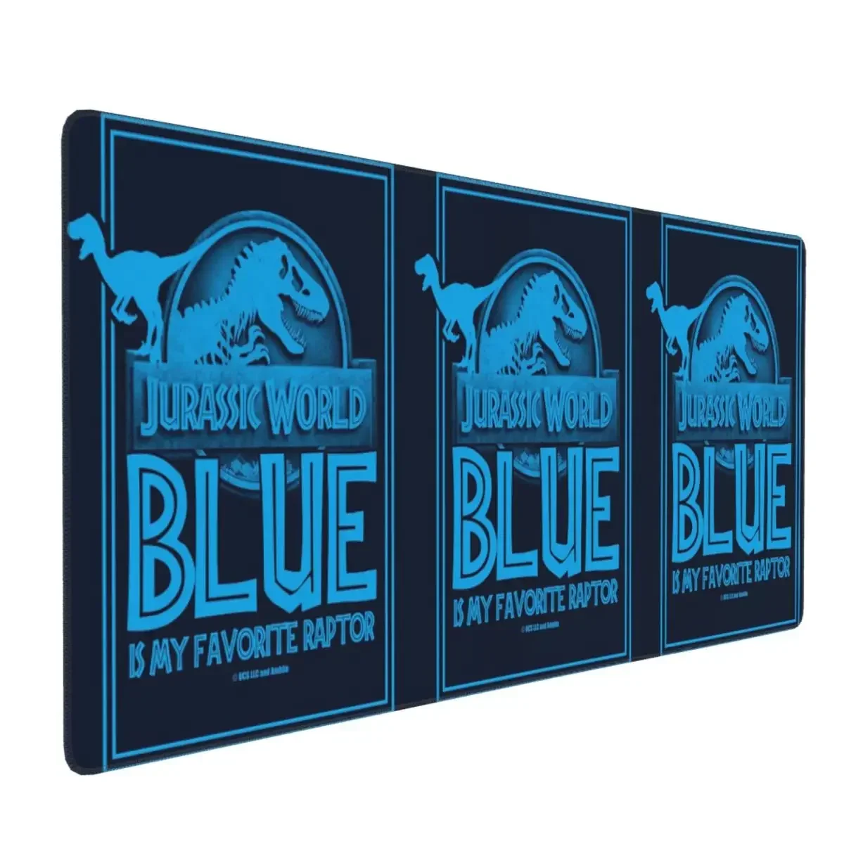Фото Мир Юрского периода - Blue Is My Favorite Raptor Большой коврик для мыши Компьютерная клавиатура Коврик для мыши Игровой ПК Ноутбук Настольный коврик Настольные коврики №2