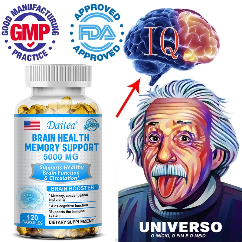 

Brain Boosters Help Improve Memory, Focus, and Clarity, Support Cognitive Function, Immune System, and Boost Vitality