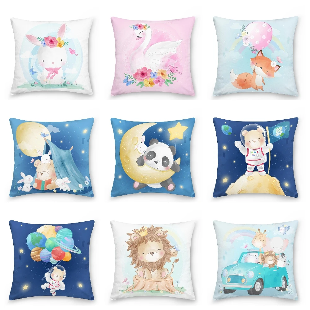 

Home Decor Pillowcase Decorative Cartoon Cute Animal Cushion Cover Pillowcase