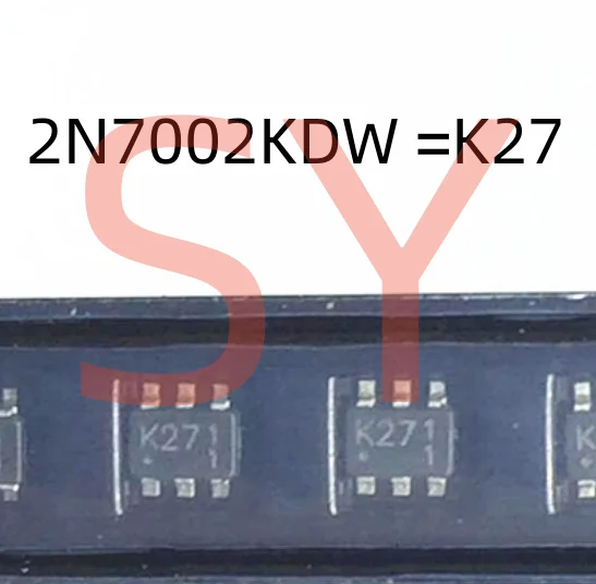 100 шт. 2N7002KDW 2N7002DW-7-F 2N7002DW K72 SOT-363 L2N7002DW1T1G 2N7002KDW 72KCHIP в наличии