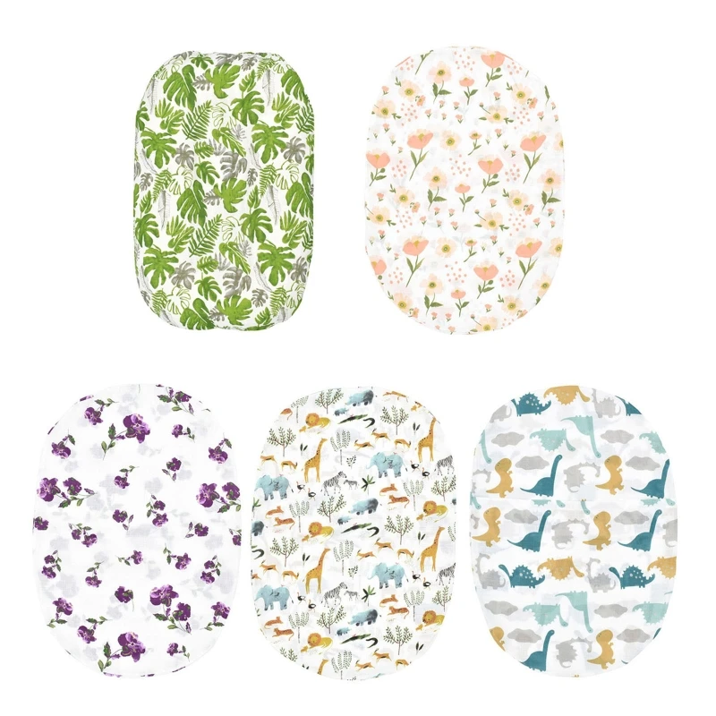 

Baby's Lounger Cover for Newborn Lounger Pad Super Soft Cartoon Breathable Slipcover Fit for 74x45cm/29x18’’ Lounger Pad