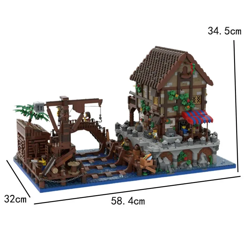 Строительный блок модель строительной игрушки 8994 шт. пазл для взрослых и детей