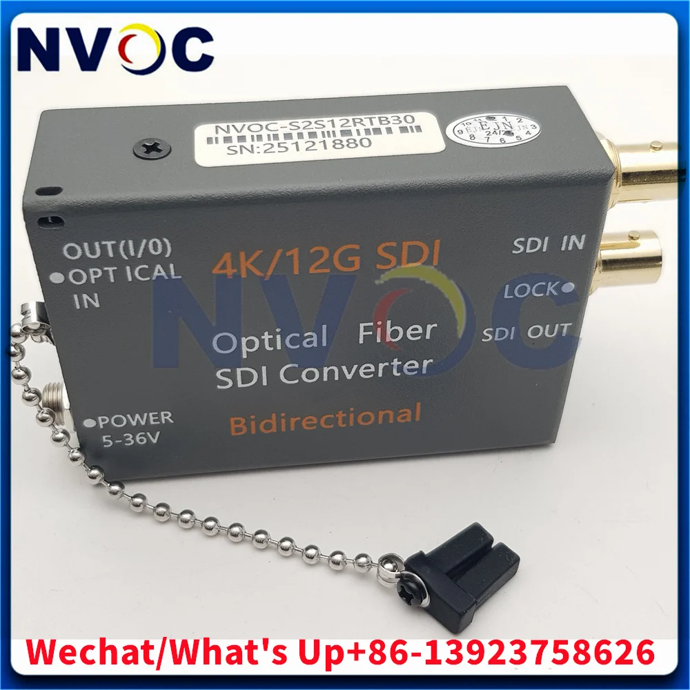 Фото Оптический удлинитель 4K 12G-SDI Duplex 1310nm LC, оптоволоконный видеоконвертер для телевещания. Эта ссылка предназначена только для оплаты стоимости доставки. №3