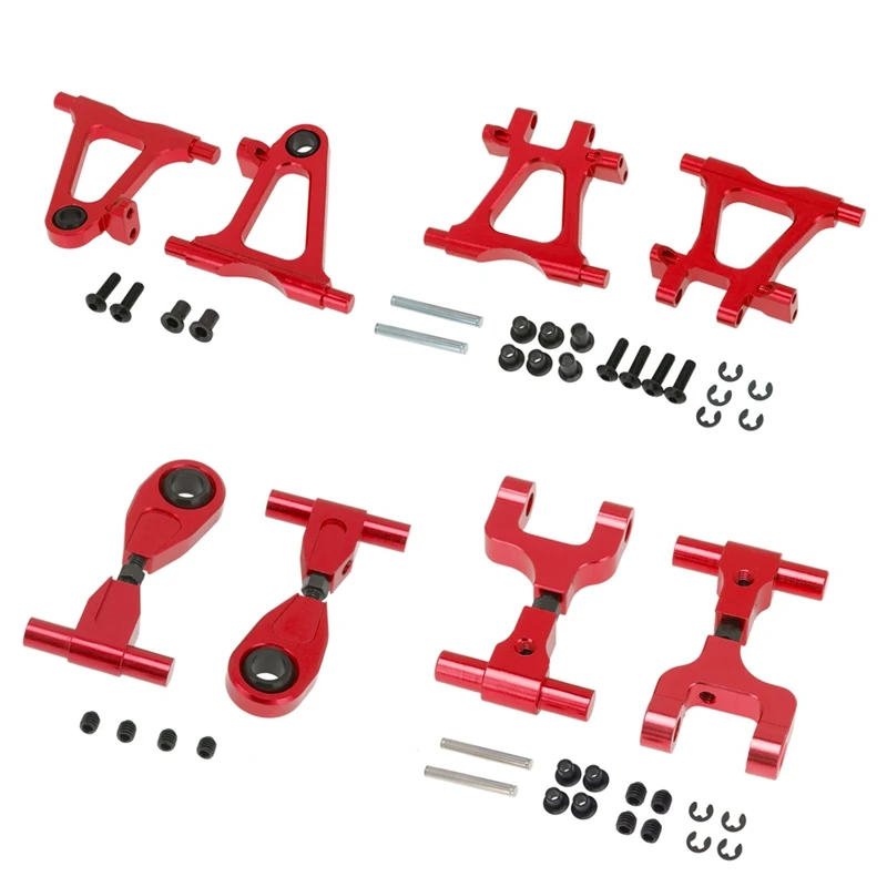 

8Pcs Metal Front Rear Upper Lower Suspension Arms Set for Tamiya TT-02 TT02 1/10 RC Car Upgrade Parts Accessories