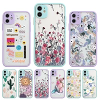 s20 fe case for samsung s22 ultra case flower painted fundas for samsung galaxy s21 ultra cover s22 s21 fe s20 plus shockproof