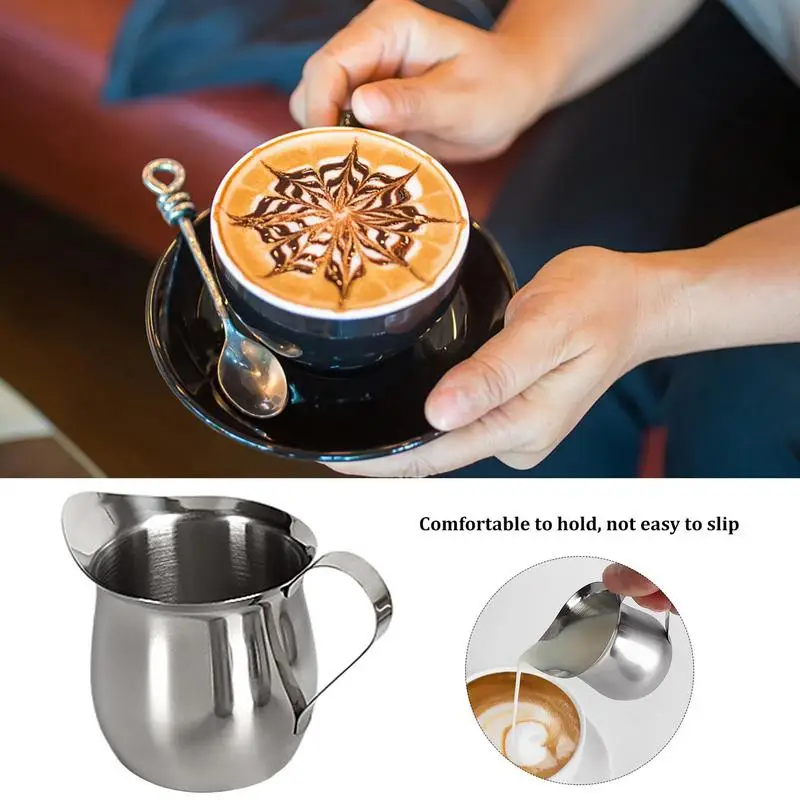 

Небольшой резервуар для молока из нержавеющей стали, эспрессо, унция, вытяжное ведро для сока, чашка для соуса, утечка, для западного ресторана и дома, для ресторана