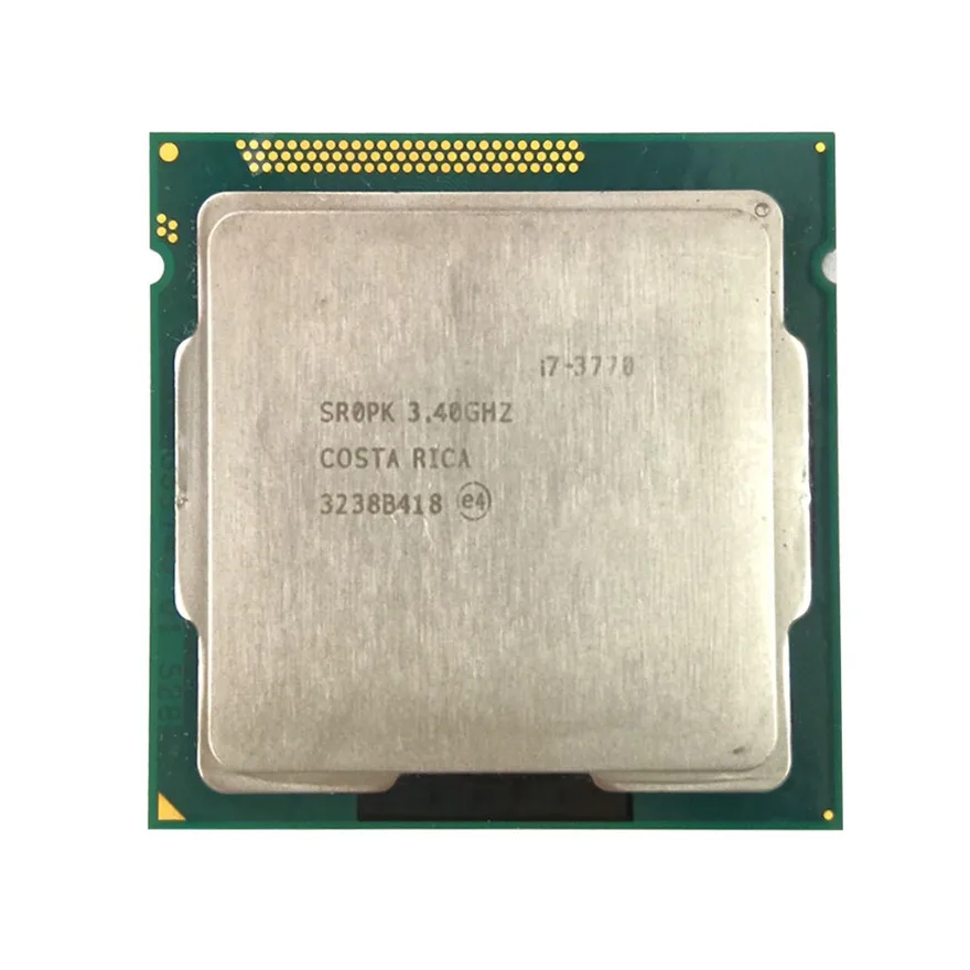 

3.4 GHz I7-3770 CPU for Intel Core i7 3770 SR0PK Quad-Core CPU Desktop Processor 8M 77W LGA 1155 Integrated Circuit for Computer