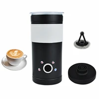 stainless steel automatic electric milk frother hot and cold dual purpose coffee household milk warmer stirring frother