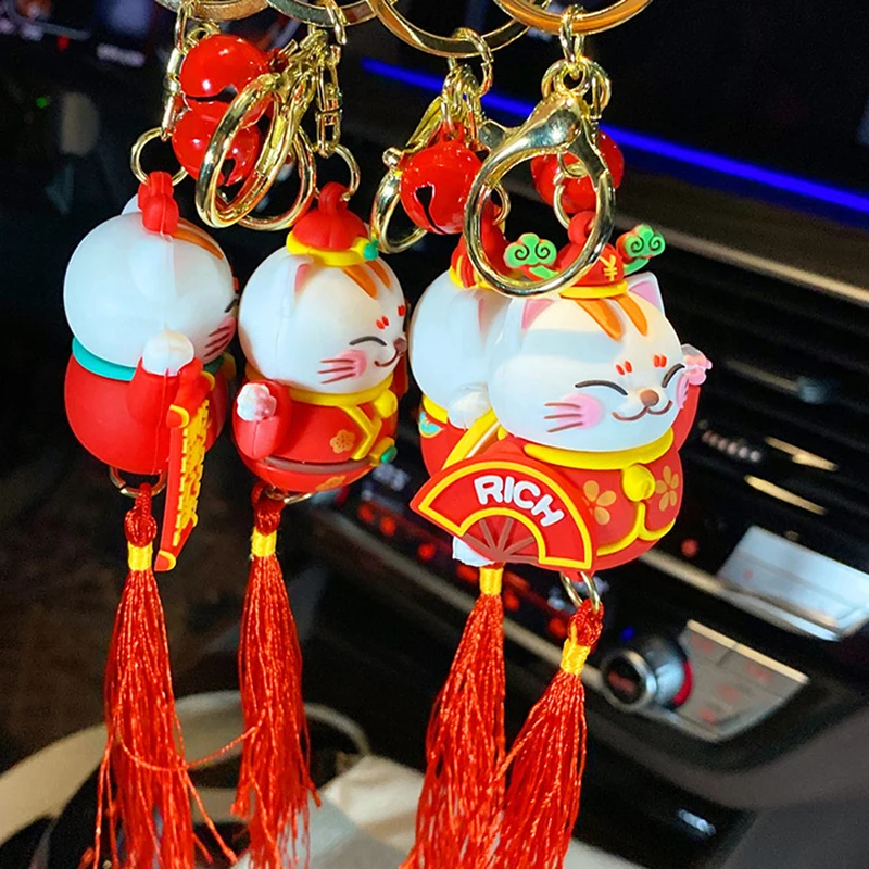 

Женский брелок для ключей, брелок для ключей с бахромой, милый мультяшный брелок для ключей, 1 шт.