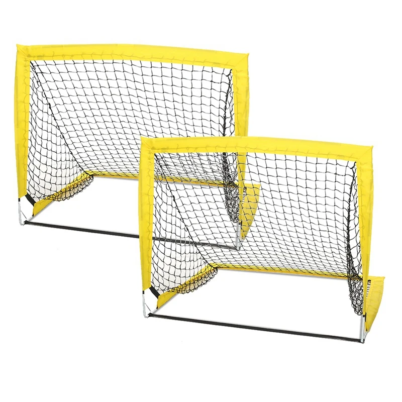 

2 Pcs Football Training Equipment Portable Foldable Children's Square Football Goal Outdoor Sports Goal Frame