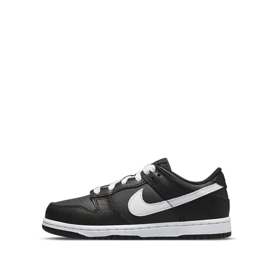 Nike Dunk Casual Противоскользящие износостойкие туфли с низким берцем Черный Белый