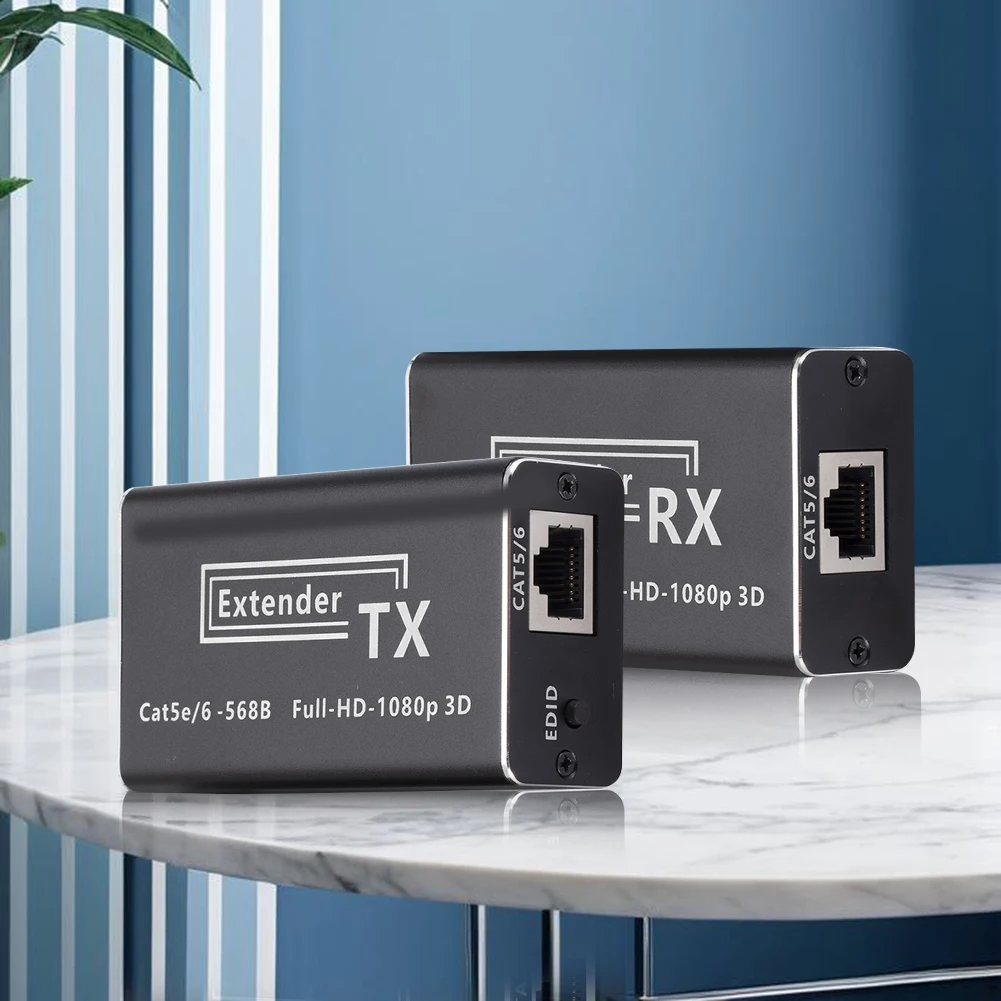 Сетевой удлинитель 60 м 1080P от CAT5e CAT6