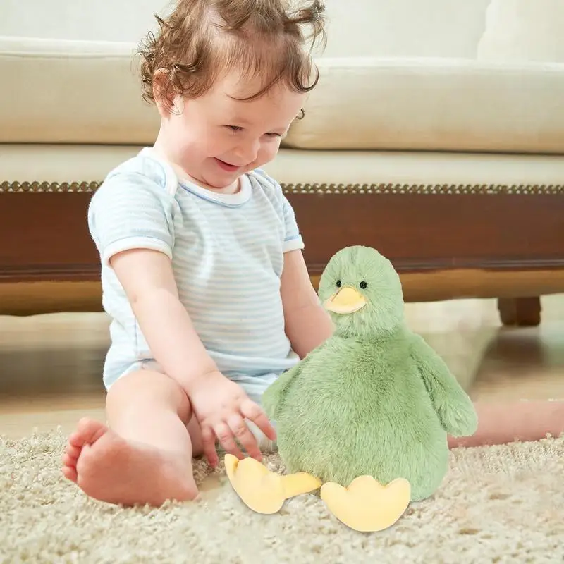 Утка плюшевая милая подушка-утка приятная мягкая игрушка-компаньон для сна