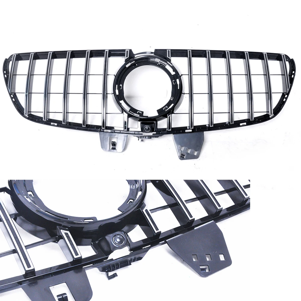 

Racing Grill Car Upper Replacement Bumper Hood Mesh Front Grille Grid Auto Accessories For Mercedes-Benz V Class V260 2019-2020