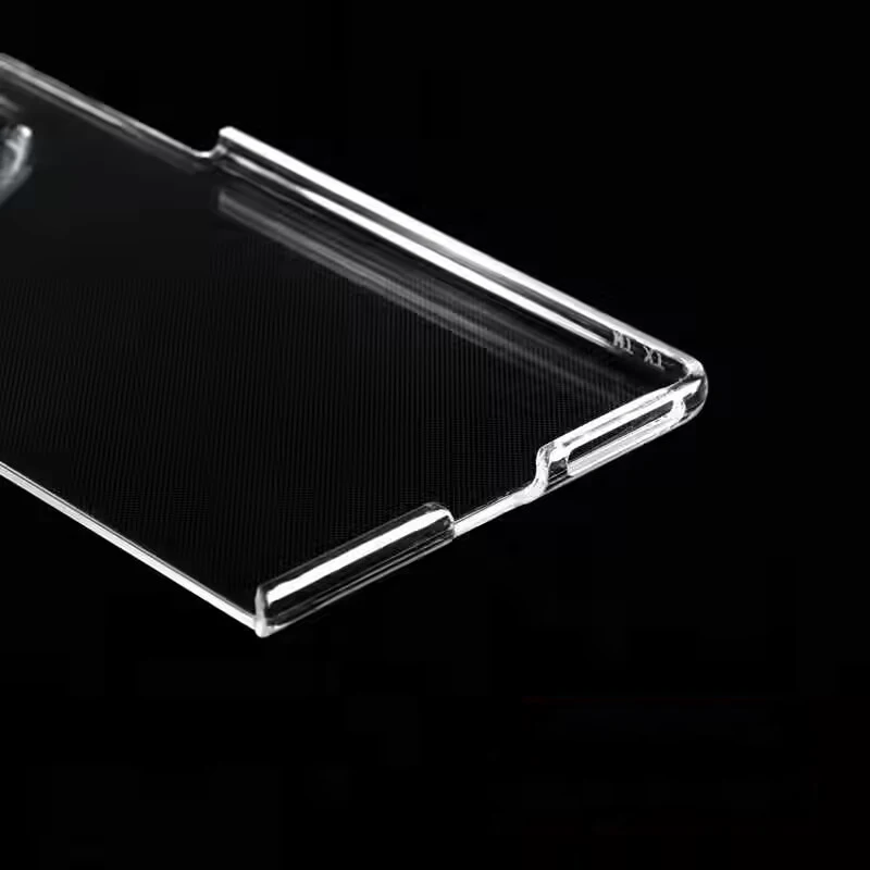 Ультратонкий прозрачный твердый пластиковый защитный чехол с откидной