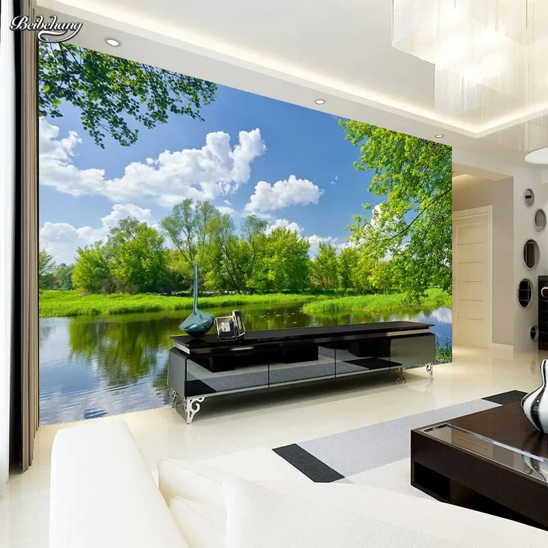 

NEW large mural stereoscopic 3d landscape wallpaper bedroom sofa TV background wall wallpaper papel de parede