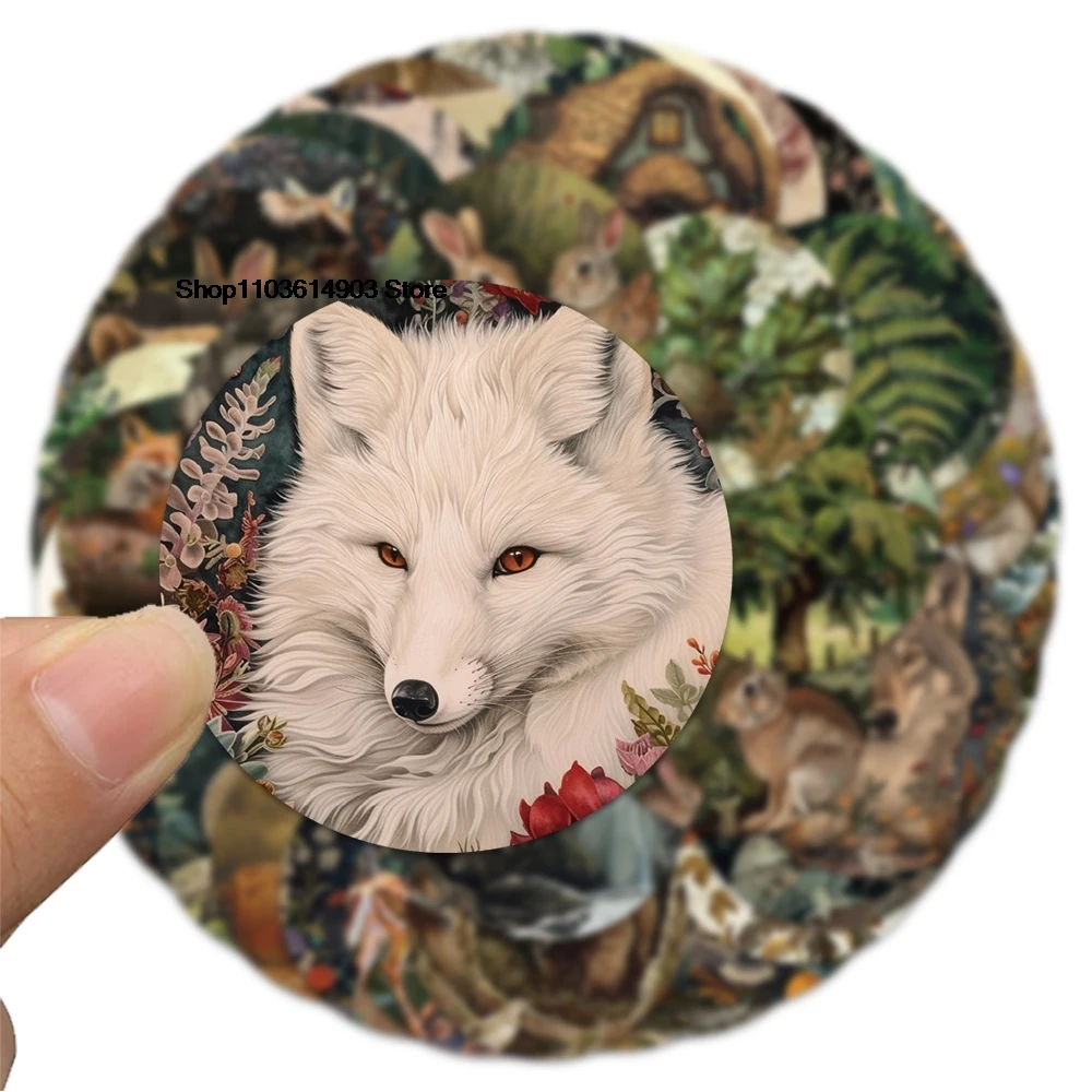 50 шт. стикеры в виде животных