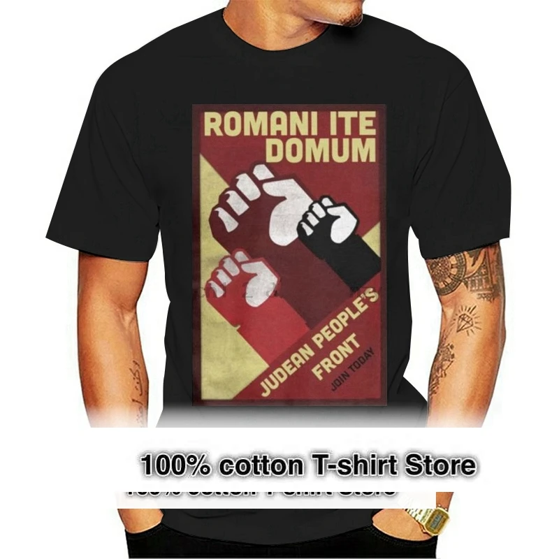 

Мужские футболки Judean с принтом фронтального римского дома, футболки Monty Python Romani Ite Domum Life Of Брайана, футболки из хлопка