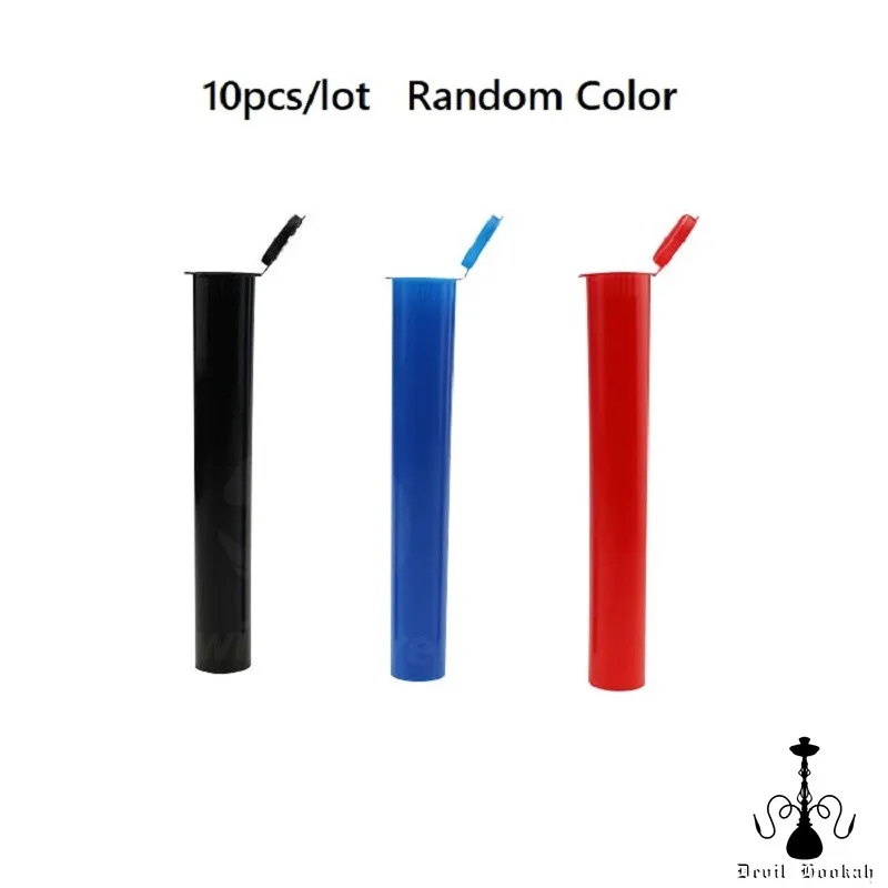

DEVIL HOOKAH 10Pcs/iot 120mm New Waterproof airtight container with lid cigarette vanilla storage tube smoking accessories
