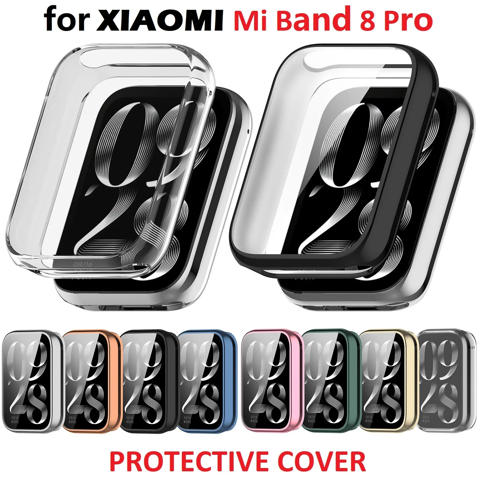 Защитный чехол для умных часов Xiaomi Mi Band 8 Pro 30 шт