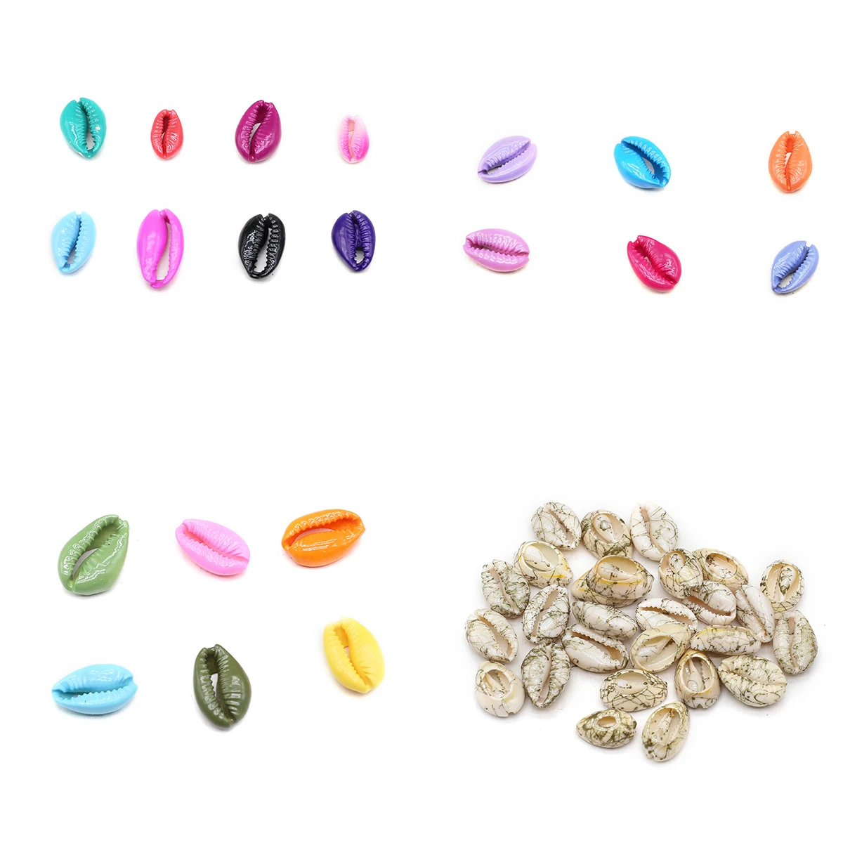

10pcs Natural Fresh Water Shell Beads Stain Conch Spacing Loose Beaded for Jewelry Making DIY Bracelet Necklace Accessories Gift