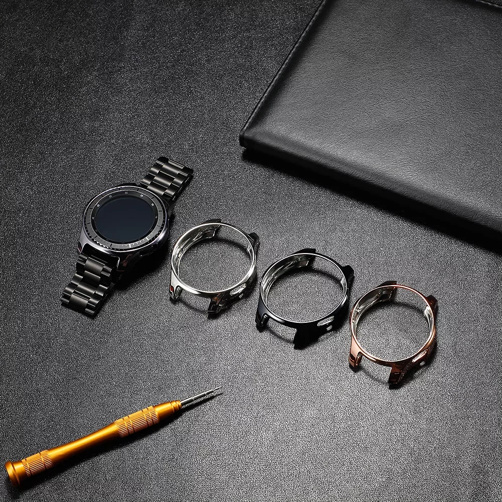 

Cover For Apple Watch Case 6 se 5 4 3 44mm 40mm 42mm 38mm Accessories PC Screen Protector bumper iWatch series 7 41mm 45mm Case