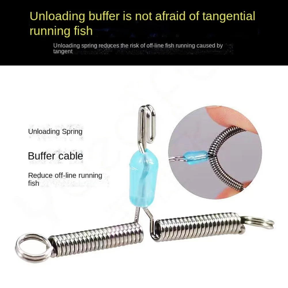 Рыболовная леска разгрузочная грудь бифуркация восемь типов двойной крючок