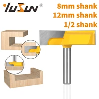 yusun 1pc 8mm 12 7mm shank cleaning bottom router bit woodworking milling cutter for wood flush trim