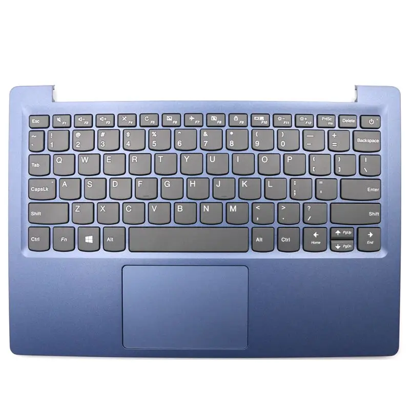 

New Original for Lenovo Ideapad S130-11IGM 120S-11IAP US Keyboard Blue Palmrest Upper Case Bezel Top Cover 5CB0R61522