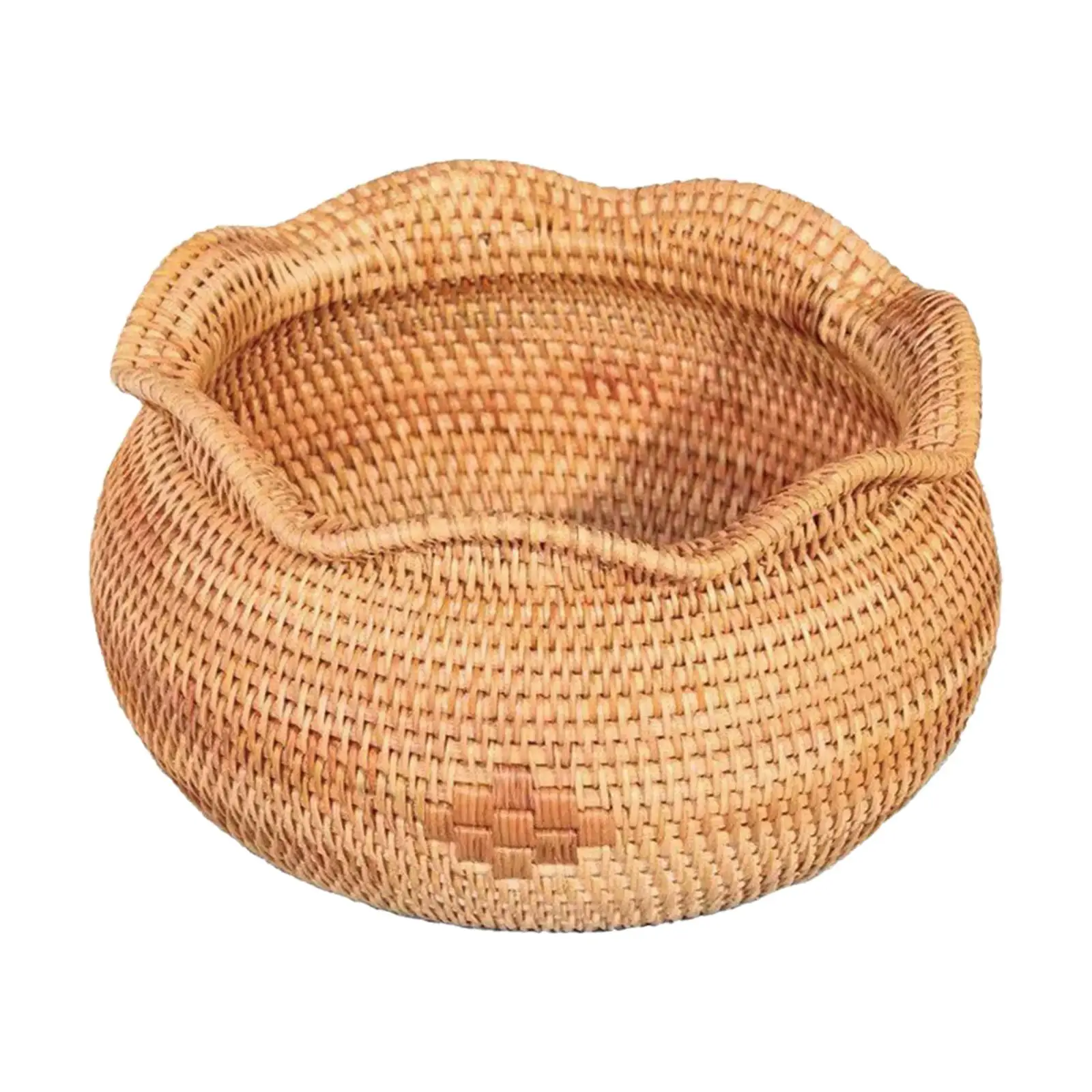 

Плетеная корзина для хранения фруктов, настольный органайзер, многофункциональная плетеная корзина, Сервировочные чаши, стойка для ванной,...