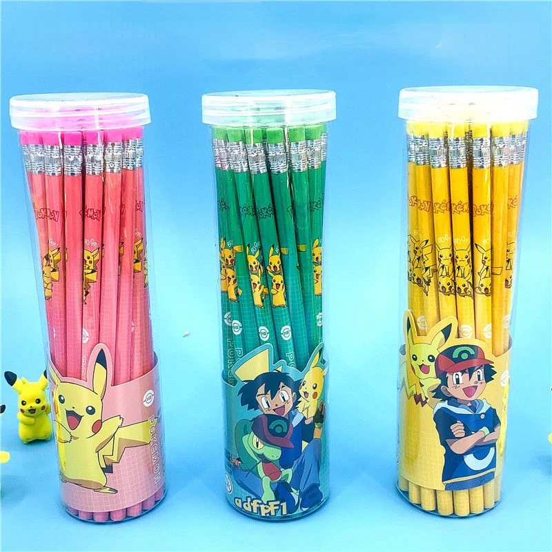

Новинка 2022, Покемон, монстр, Пикачу, карандаш HB, набор канцелярских принадлежностей для детей, искусственные канцелярские принадлежности, 19 ...