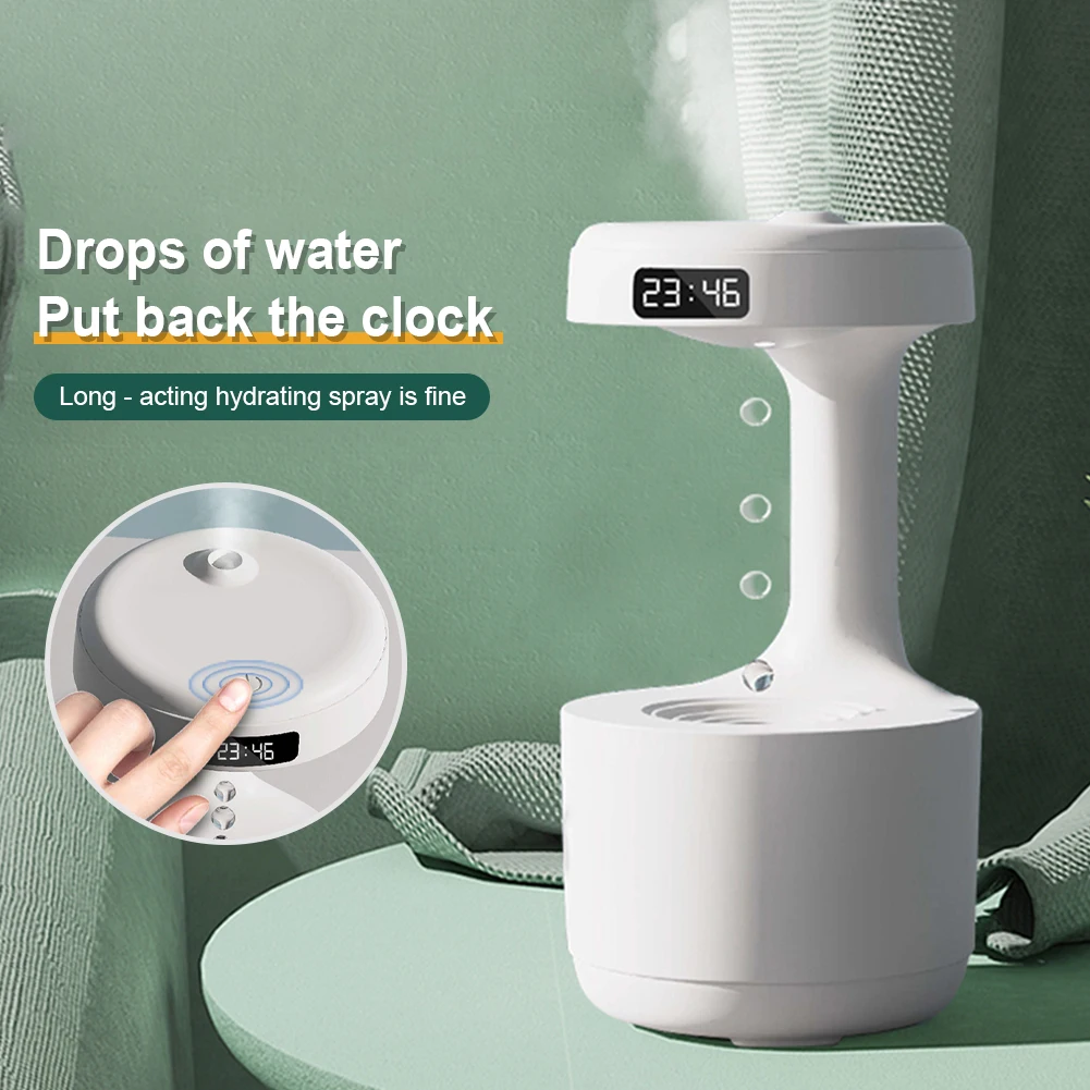 

Anti-Gravity Air Humidifier Water Drop Mist Maker Fogger Humidifiers Air Purifiers Aromatherapy Essential Oils Aroma Diffuser