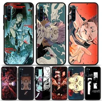 anime jujutsu kaisen phone case for redmi 6 6a 7 7a note 7 8 8a 8t note 9 9s 4g 9t pro soft silicone cover