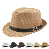 2022 new spring summer retro mens hats fedoras top jazz plaid hat adult bowler hats classic version chapeau hats