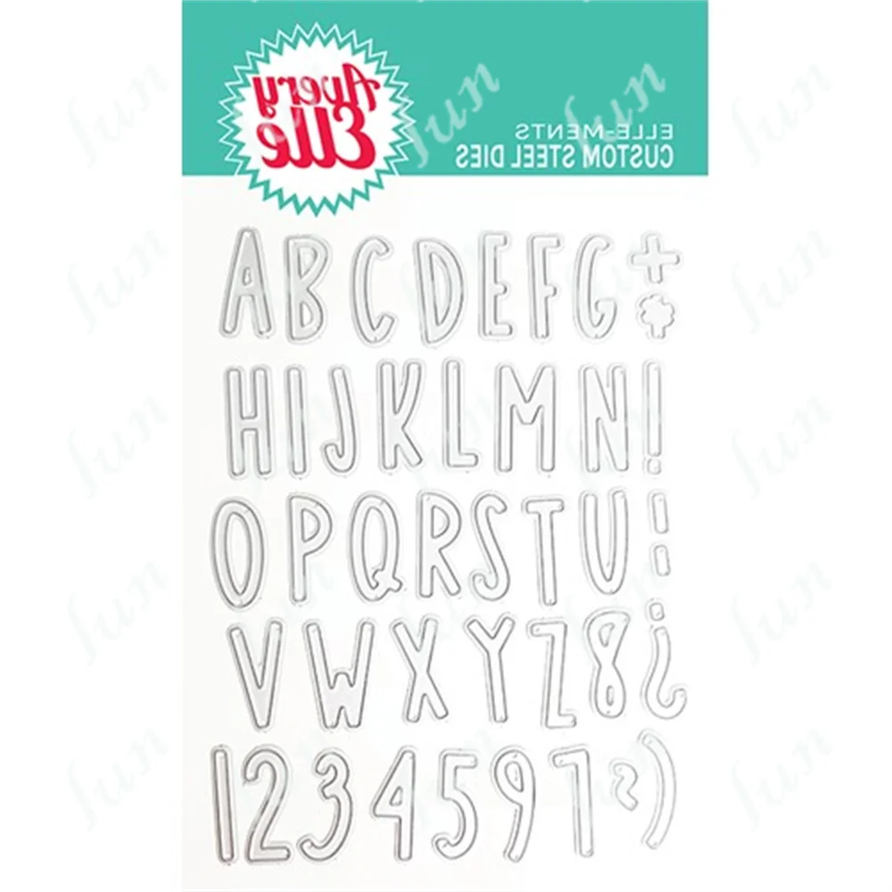 

Everyday Alphabet Cutting Dies Stencil for Diy Scrapbooking Album Make Paper Card Embossing New Die Cut Template Embossed Folder