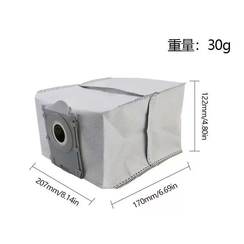 Фото Подходит для ECOVACS T50 PRO OMNI/T50 OMNI, запасные части для робота-пылесоса, основные боковые щетки, тряпки для швабры, HEPA-фильтры, мешки для пыли, аксессуары №3