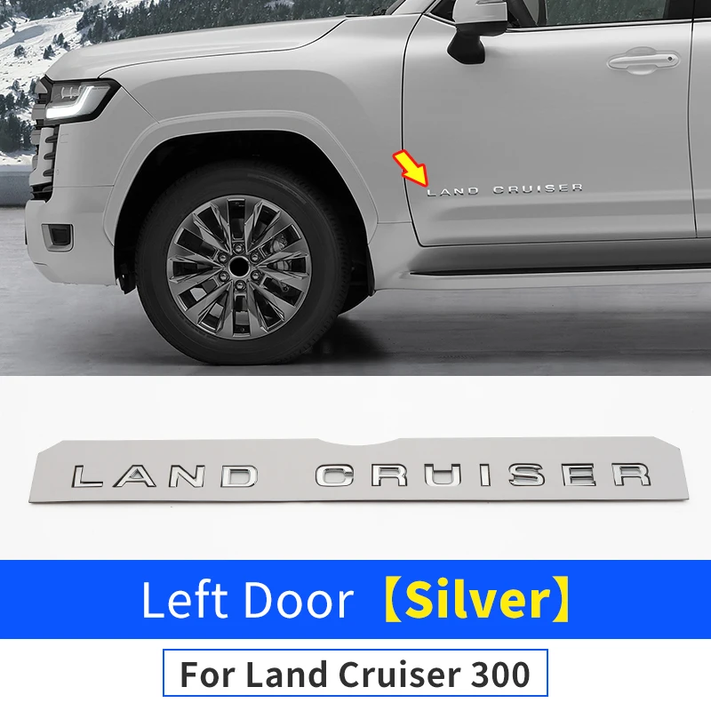 

Для Toyota Land Cruiser 300 LC300 украшение крышки двигателя Land Cruiser модификация логотипа аксессуары FJ300 крышка с надписью наклейка
