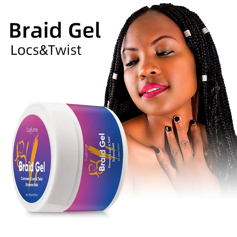 

250ml Styling Long Lasting Pomade Wax Braid Gel Strong Hold Anti-Frizz Hair Finishing 75g Hair Styling Wax Stik